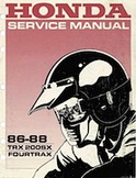 1988 Honda TRX200SX service manual