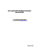 Free Acer Aspire 5910 service manual
