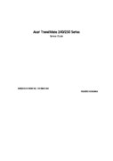 Free Acer TravelMate 240 250 service manual