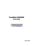 Free Acer TravelMate 3030 3040 service manual