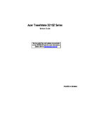Free Acer TravelMate 3210Z service manual