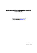 Free Acer TravelMate 4520 service manual