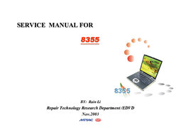 Free Clevo Mitac 8355 service manual