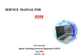 Free Clevo Mitac 8399 service manual