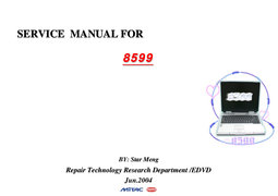 Free Clevo Mitac 8599 service manual
