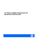 Free HP/Compaq HP Pavilion TX2500 service manual