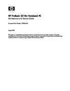 Free HP/Compaq HP Probook 5310M service manual