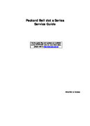 Free NEC/Packagrd Bell Dot s service manual