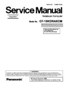 Free Panasonic CF-19KDRAXCM service manual