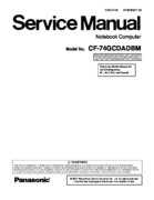 Free Panasonic CF-74GCDADBM service manual