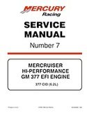 mercrusier 4.3 liter engine serive manual