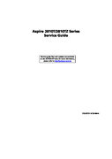 Free Acer Aspire 3810T 3810TZ service manual