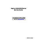 Free Acer Aspire 4530 4230 service manual