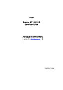 Free Acer Aspire 4710 4710G 4310 4310G service manual