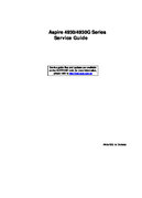 Free Acer Aspire 4930 4930G service manual