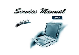 Free Clevo D800P Sager NP8890 service manual