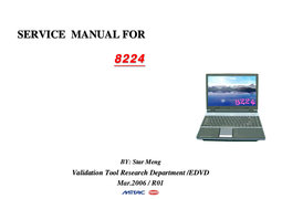 Free Clevo Mitac 8224 service manual