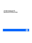 Free HP/Compaq HP 550 service manual