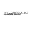 Free HP/Compaq HP Compaq 6720T mobile thin client service manual