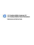 Free HP/Compaq HP Elitebook 8530P 8530W service manual