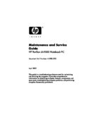 Free HP/Compaq HP Pavilion DV2000 service manual