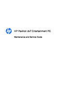 Free HP/Compaq HP Pavilion dv7 service manual