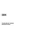 Free IBM Lenovo ThinkPad S30 S31 service manual