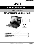 Free JVC Mini-note MP-XP7220KR 5220KR service manual