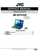 Free JVC Mini-note MP-XP741DE service manual