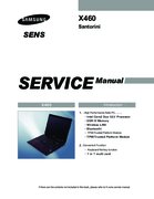 Free Samsung X460 service manual